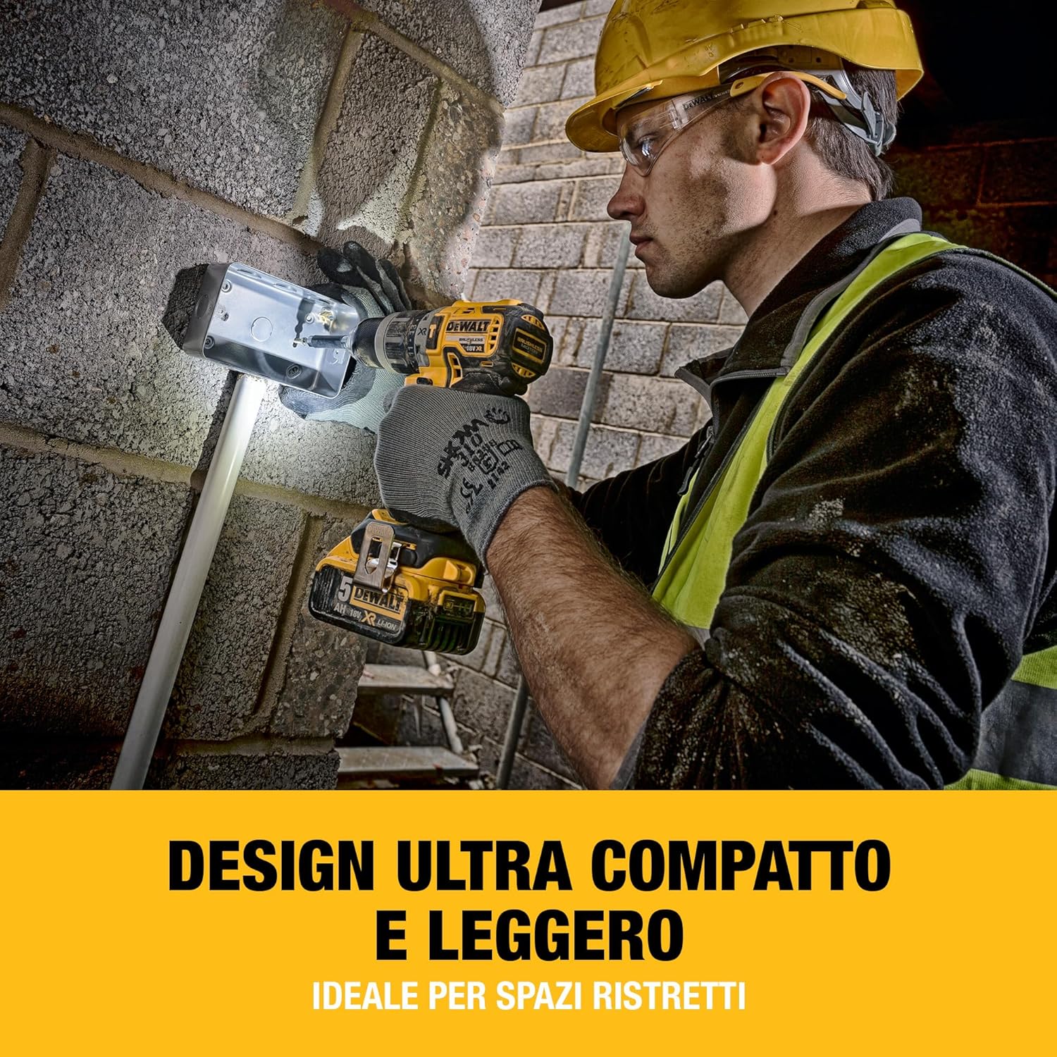 Ergonomia DeWalt DCD796P2 - comfort dopo 8 ore
