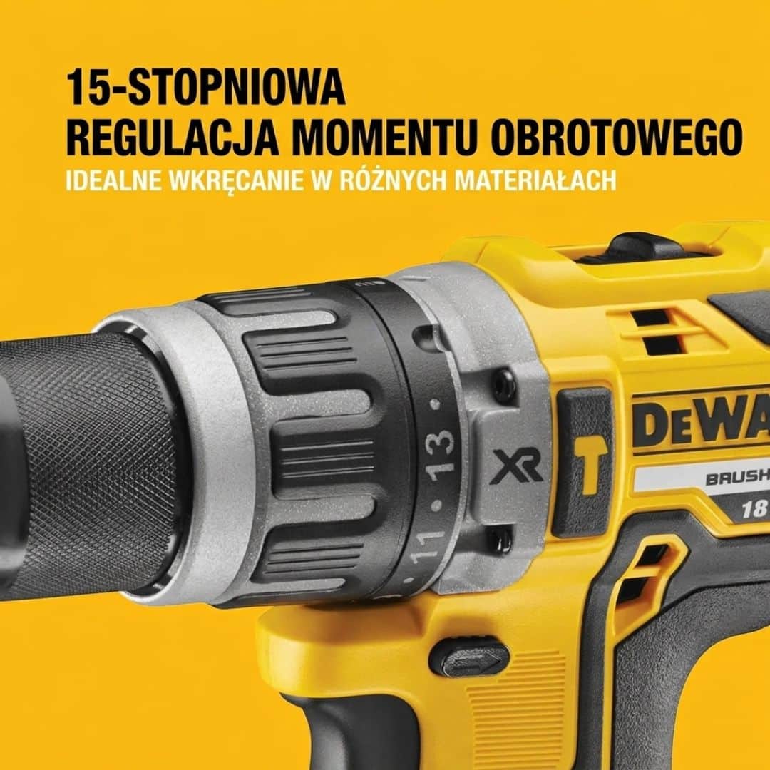 15 posizioni di coppia DeWalt DCD796P2