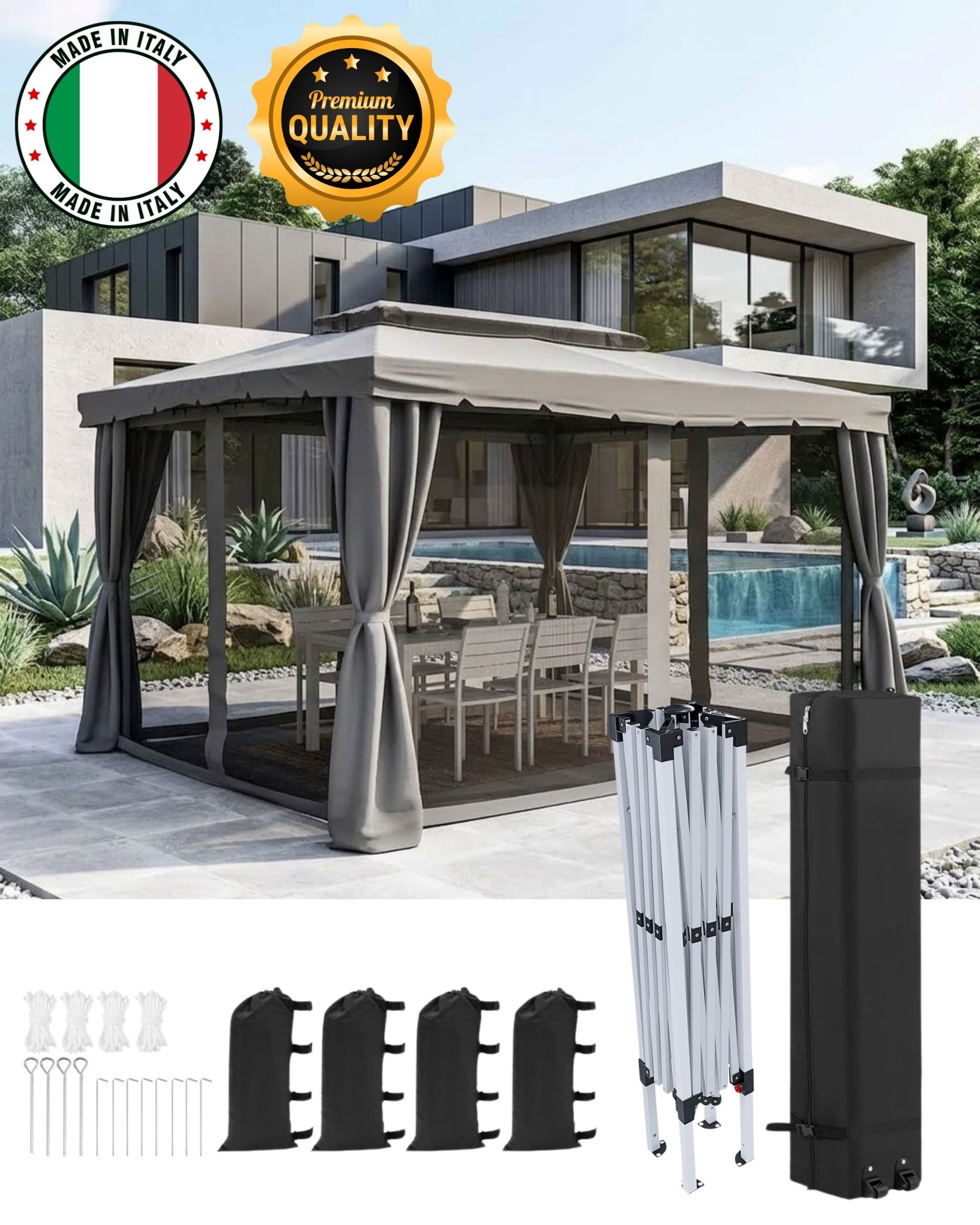 Cosa ricevi con il gazebo