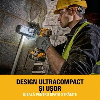 Ergonomie DeWalt DCD796P2 - confort după 8 ore