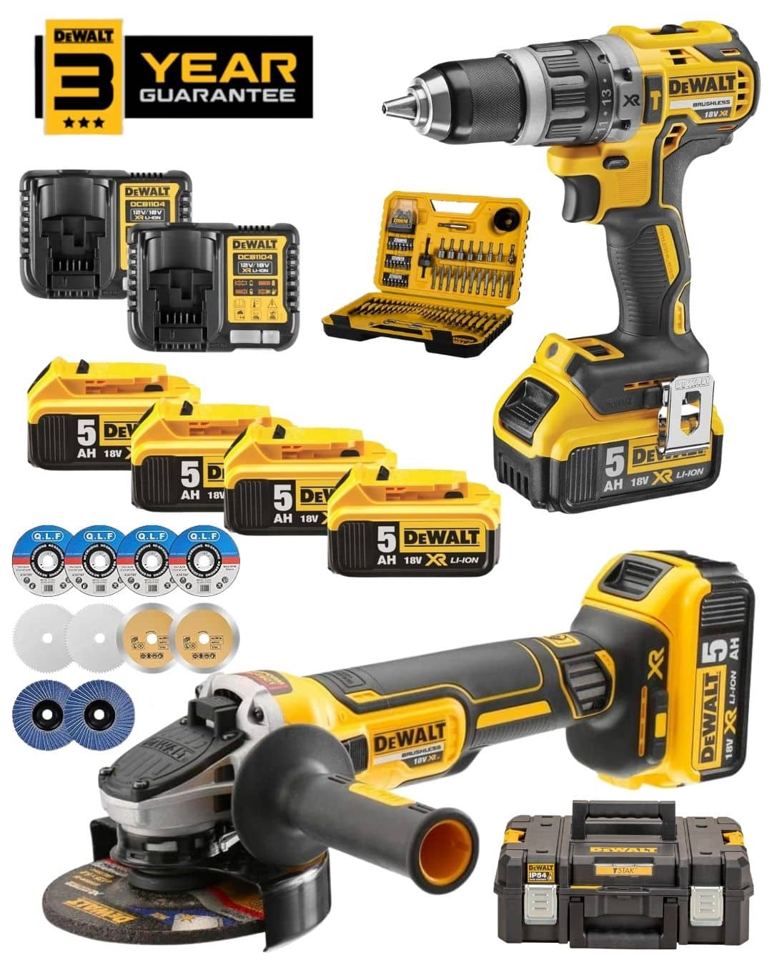 Zestaw DeWalt DCD796 + DCK353