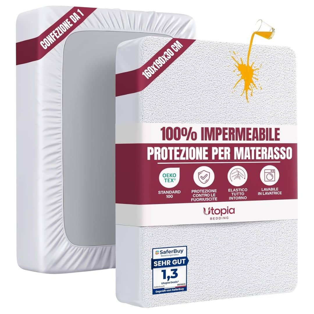 Coprimaterasso impermeabile in omaggio