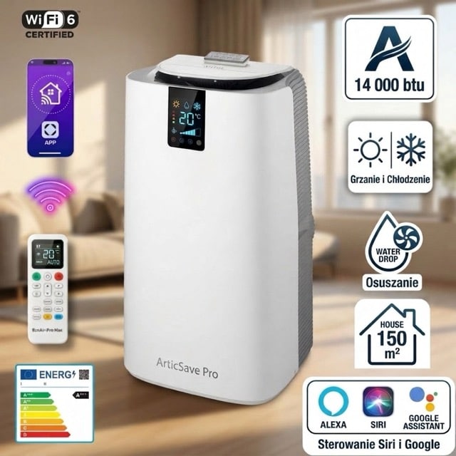 ArcticSave Pro przenośny klimatyzator Inverter